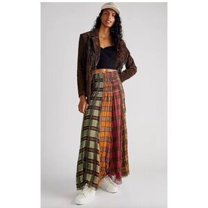Free People Lausanne Convertible Maxi Skirt Size M